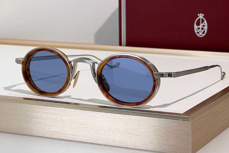 Varda Sunglasses Tortoise Silver Blue