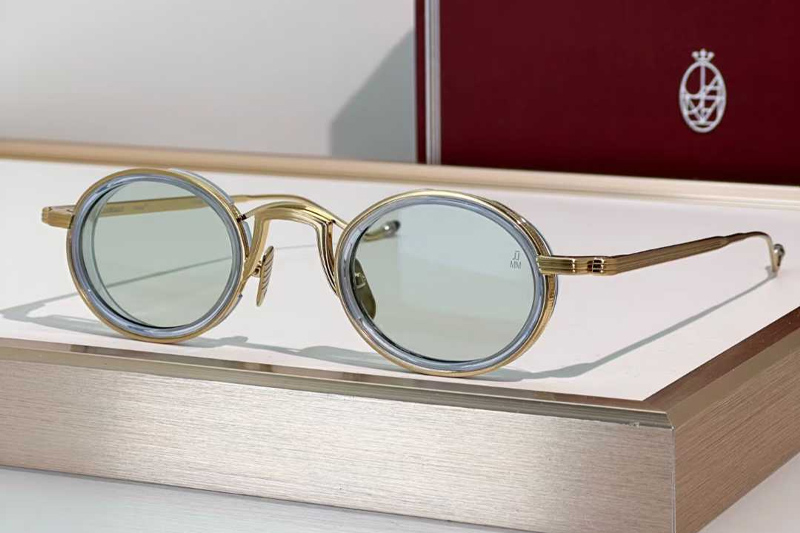 Varda Sunglasses Transparent Gold Green