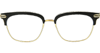 Vertical II Eyeglasses Black Gold