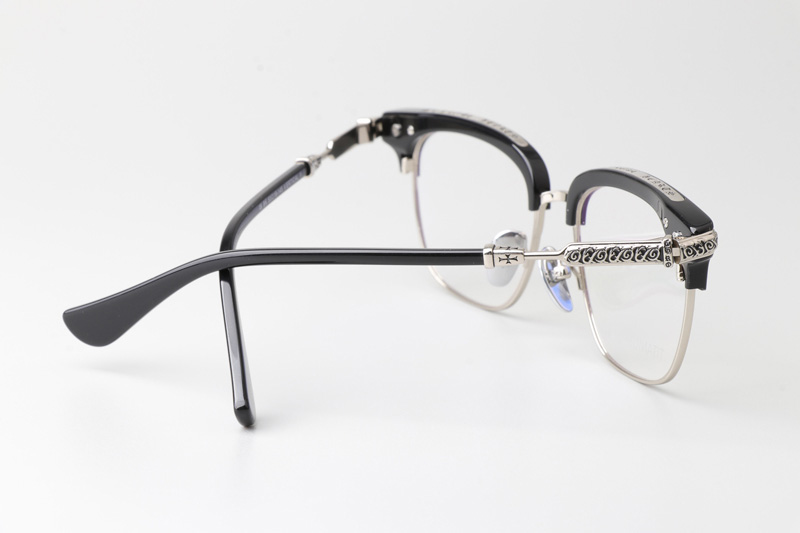 Vertical II Eyeglasses Black Silver