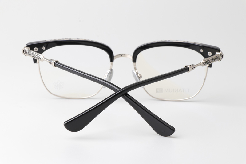 Vertical II Eyeglasses Black Silver