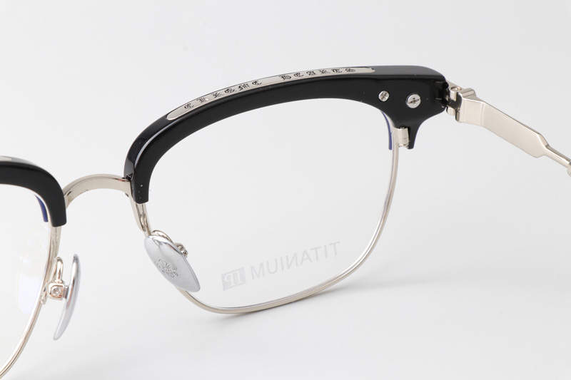 Vertical II Eyeglasses Black Silver