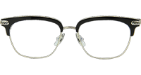 Vertical II Eyeglasses Black Silver