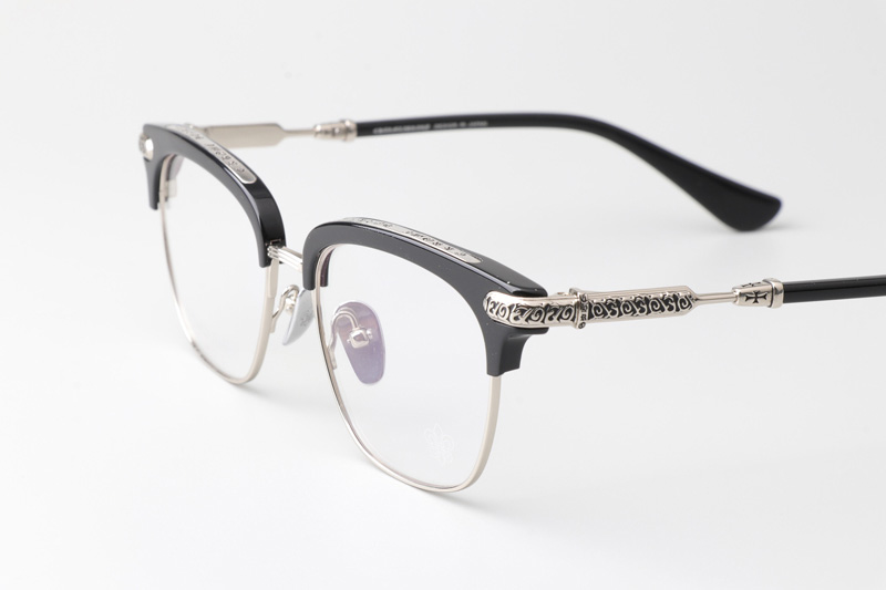 Vertical II Eyeglasses Black Silver