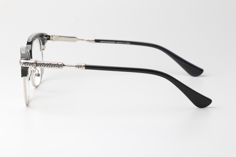 Vertical II Eyeglasses Black Silver