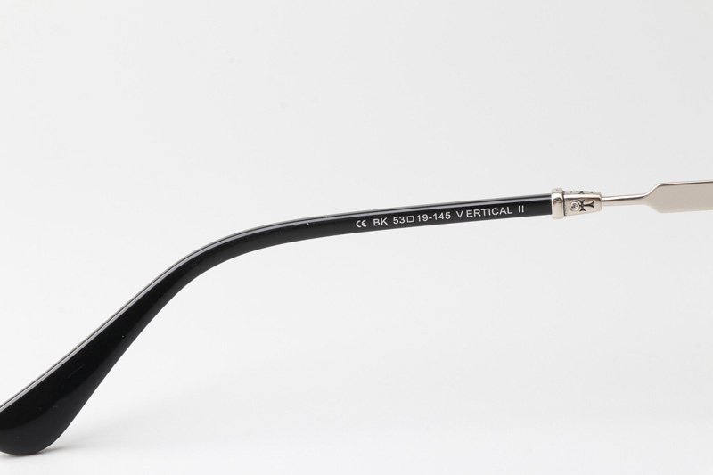 Vertical II Eyeglasses Black Silver