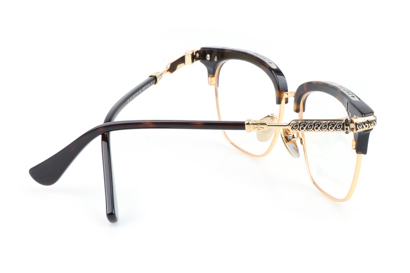 Vertical II Eyeglasses Tortoise Gold