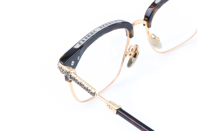 Vertical II Eyeglasses Tortoise Gold