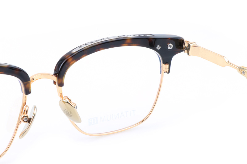 Vertical II Eyeglasses Tortoise Gold