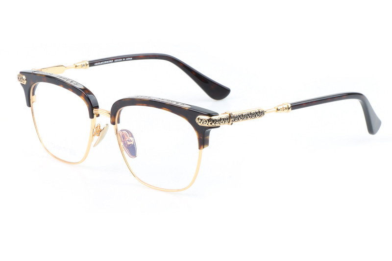 Vertical II Eyeglasses Tortoise Gold