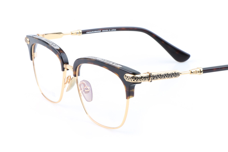 Vertical II Eyeglasses Tortoise Gold