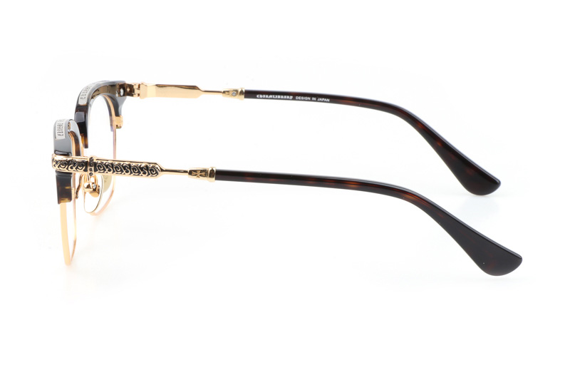 Vertical II Eyeglasses Tortoise Gold