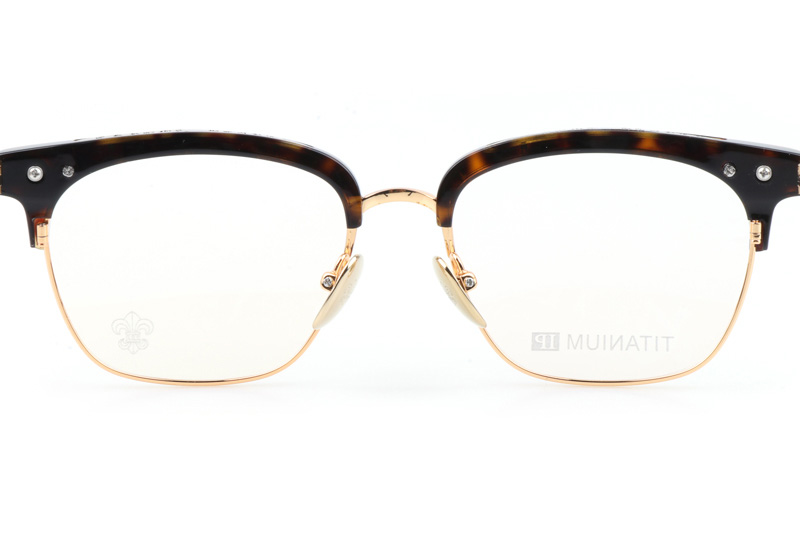 Vertical II Eyeglasses Tortoise Gold