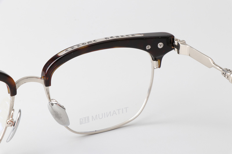 Vertical II Eyeglasses Tortoise Silver