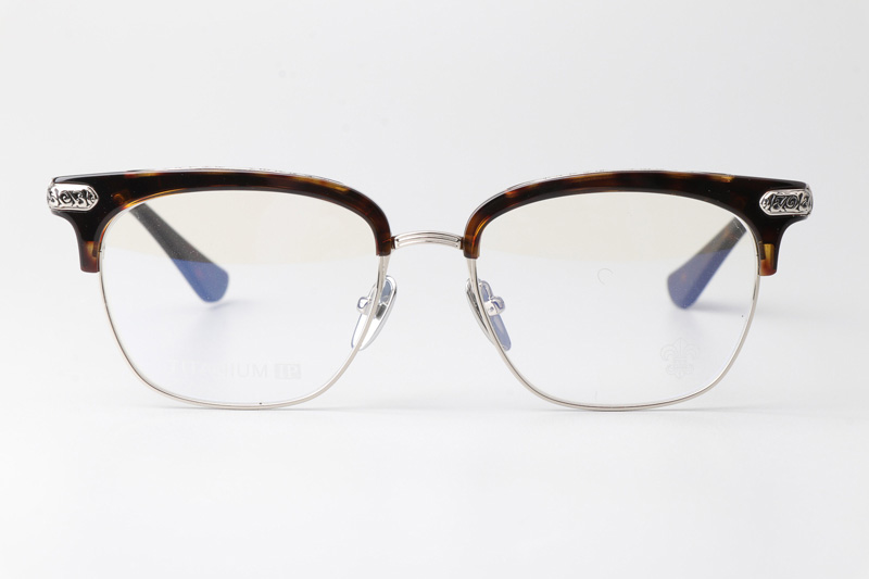 Vertical II Eyeglasses Tortoise Silver