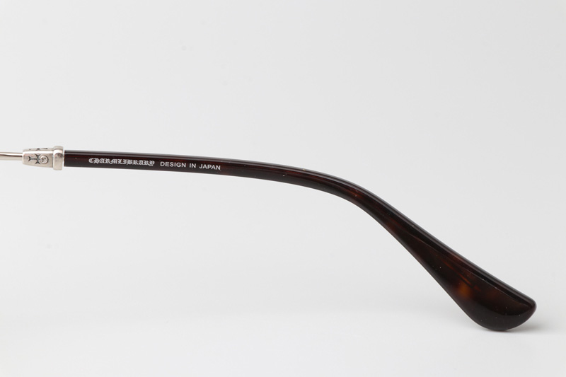 Vertical II Eyeglasses Tortoise Silver