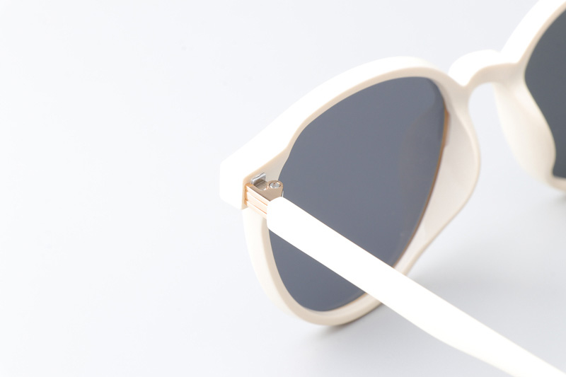 WT0116 Sunglasses White Gray