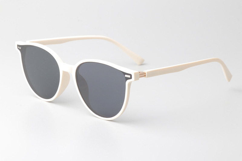 WT0116 Sunglasses White Gray