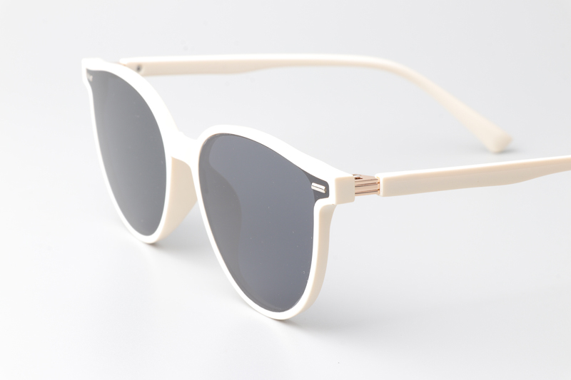WT0116 Sunglasses White Gray