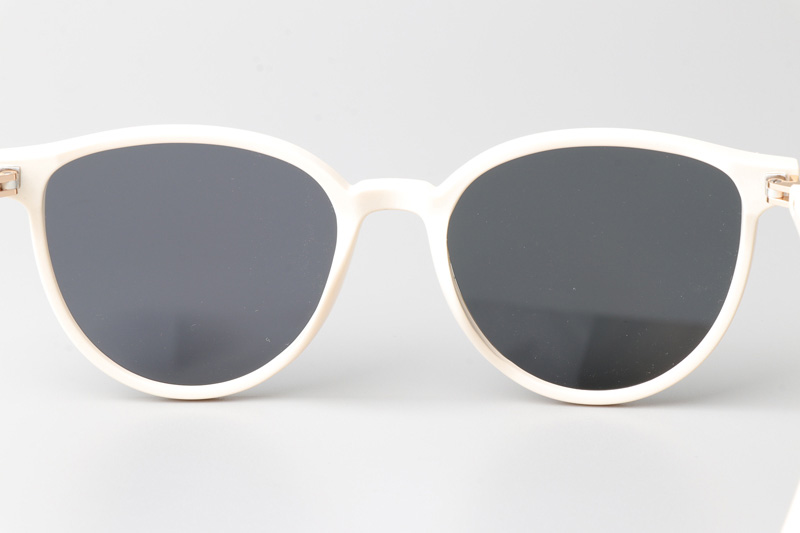 WT0116 Sunglasses White Gray