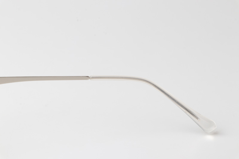 WT0211 Eyeglasses Transparent Silver