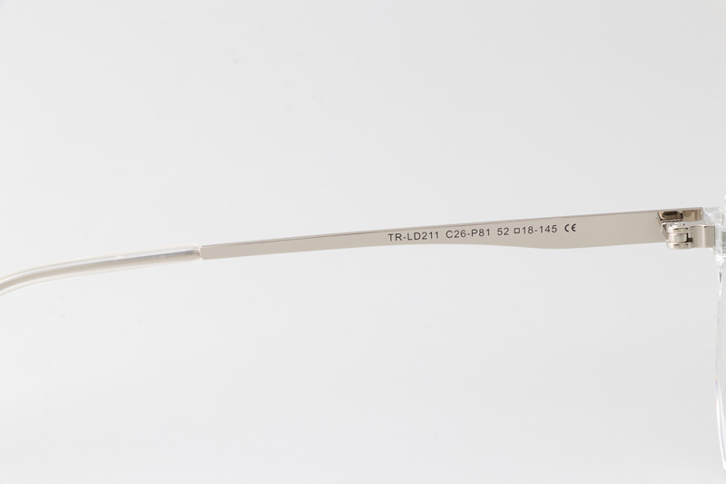 WT0211 Eyeglasses Transparent Silver