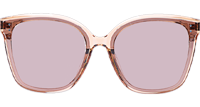 WT0326 Sunglasses Brown Clear Pink