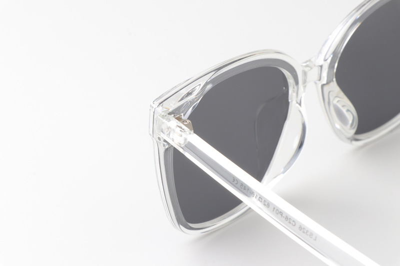 WT0326 Sunglasses Clear Gray