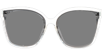 WT0326 Sunglasses Clear Gray