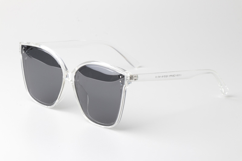 WT0326 Sunglasses Clear Gray