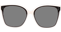 WT0326 Sunglasses White Gray