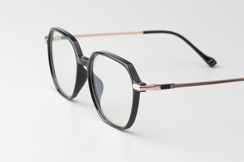 WT0805 Eyeglasses Black Gold