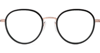 WT0819 Eyeglasses Black Rose Gold