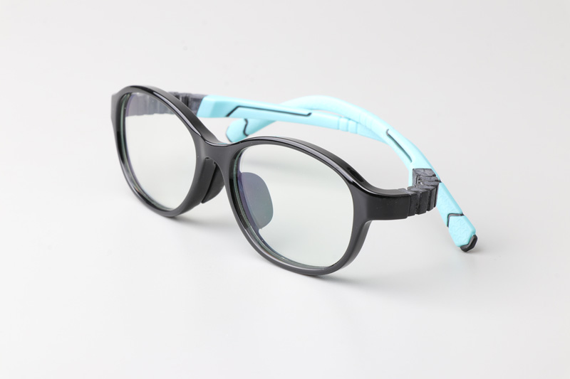 WT0820 Eyeglasses Black Blue
