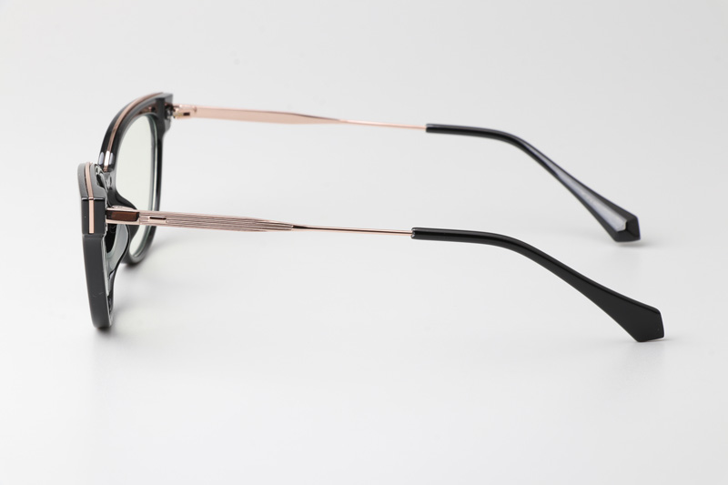 WT0836 Eyeglasses Black Gold