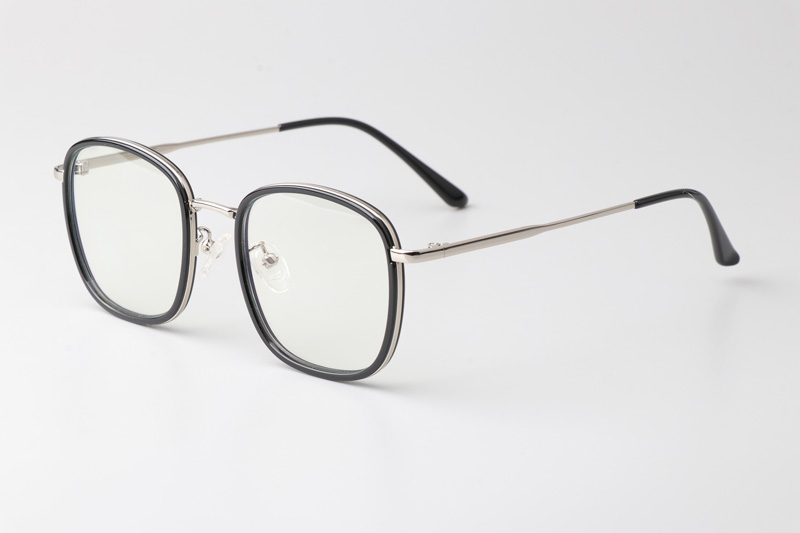 WT0846 Eyeglasses Black Silver