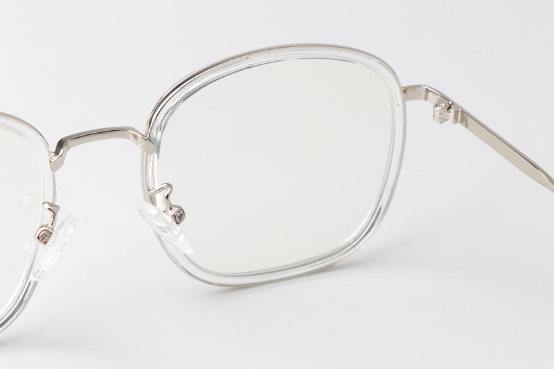 WT0846 Eyeglasses Transparent Silver