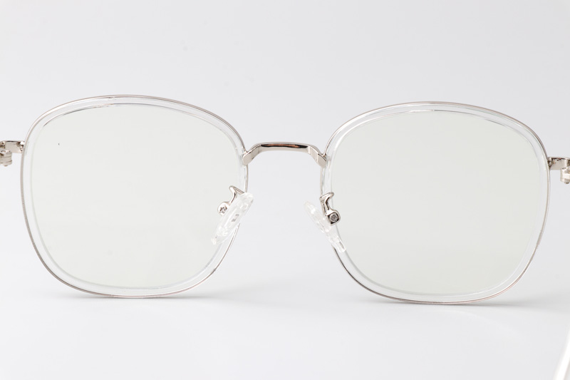 WT0846 Eyeglasses Transparent Silver