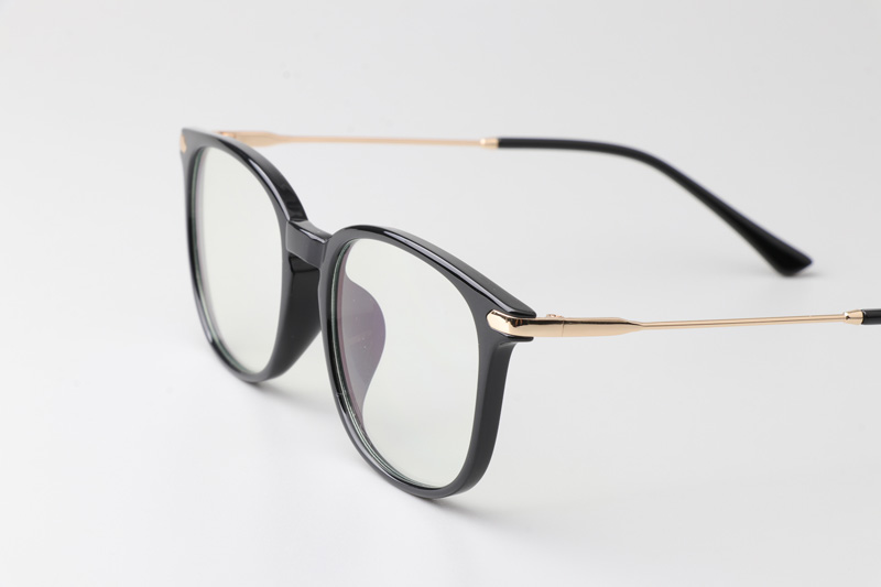 WT5008 Eyeglasses Black Gold