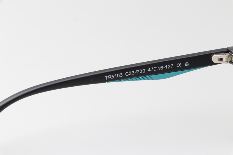 WT5103 Eyeglasses Matte Black