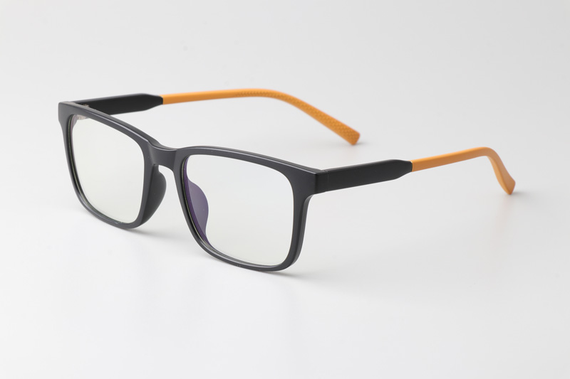 WT5105 Eyeglasses Matte Black Orange