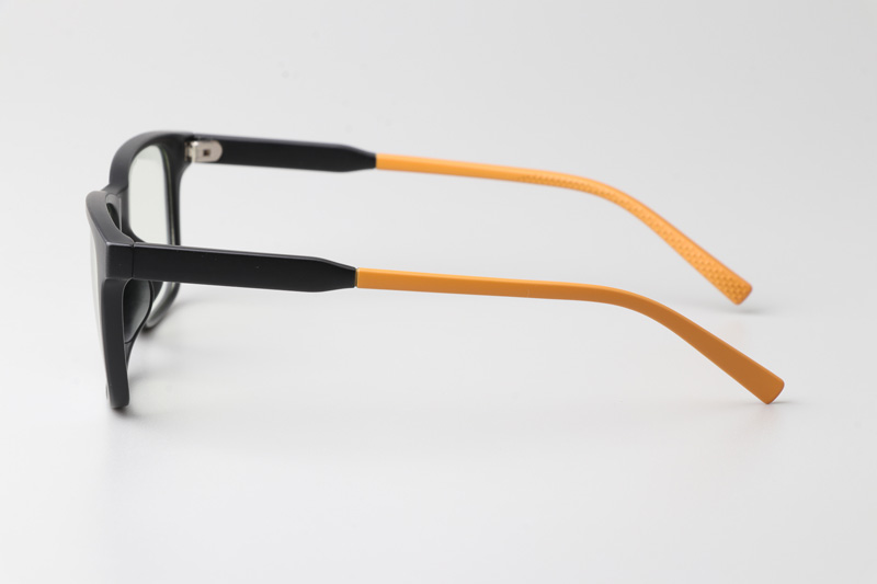 WT5105 Eyeglasses Matte Black Orange