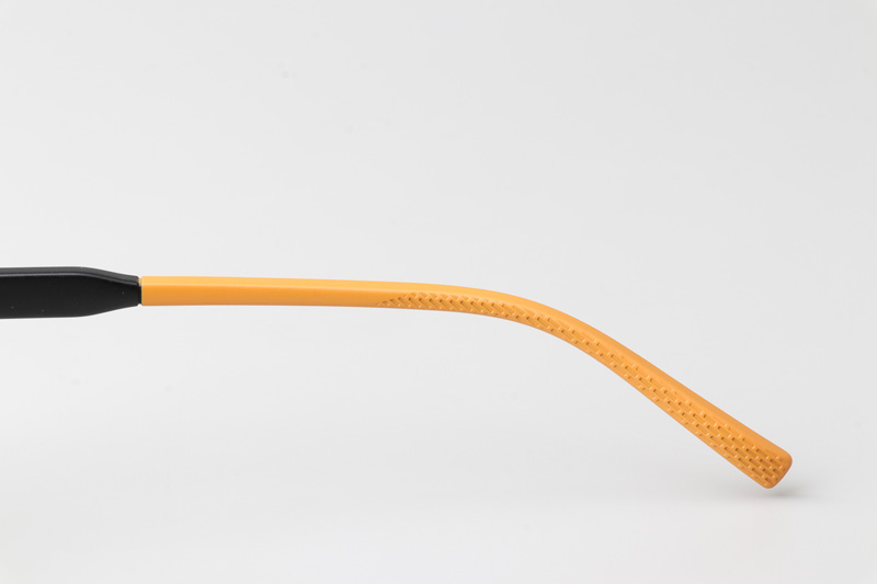 WT5105 Eyeglasses Matte Black Orange