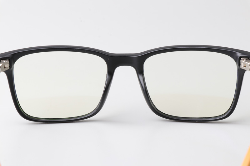 WT5105 Eyeglasses Matte Black Orange