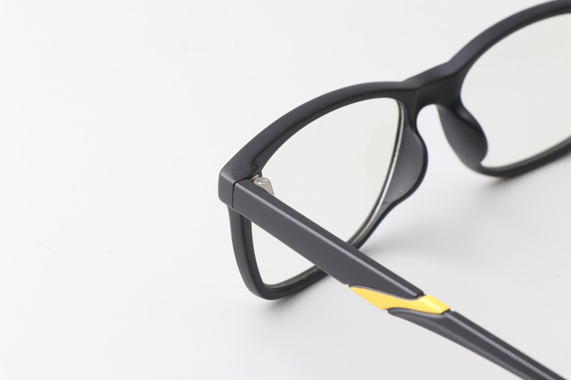 WT5107 Eyeglasses Matte Black Yellow