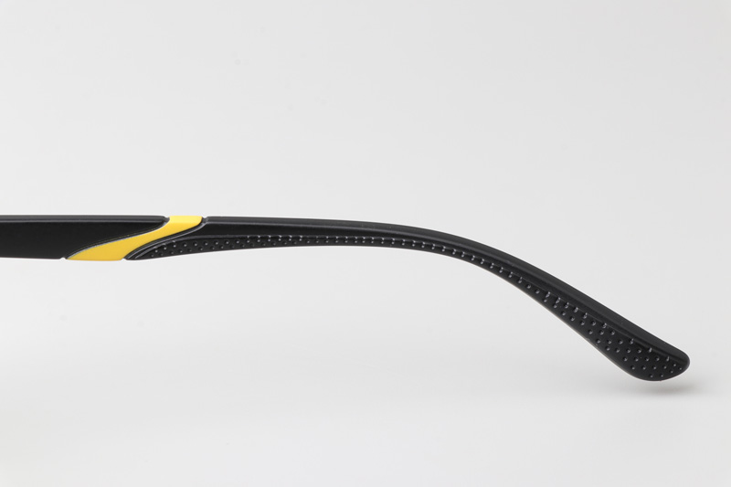 WT5107 Eyeglasses Matte Black Yellow