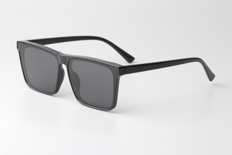 WT7504 Small Sunglasses Black Gray