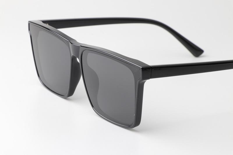 WT7504 Small Sunglasses Black Gray