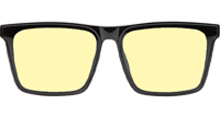 WT7504 Small Sunglasses Black Yellow