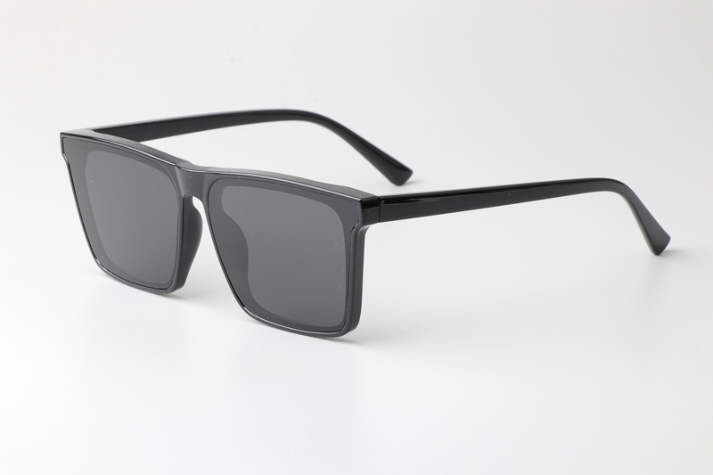 WT7505 Medium Sunglasses Black Gray